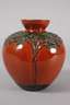 Tonwerke Kandern Vase mit Baumdekor