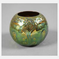 Zsolnay Pécs/Ungarn kleine Kugelvase111