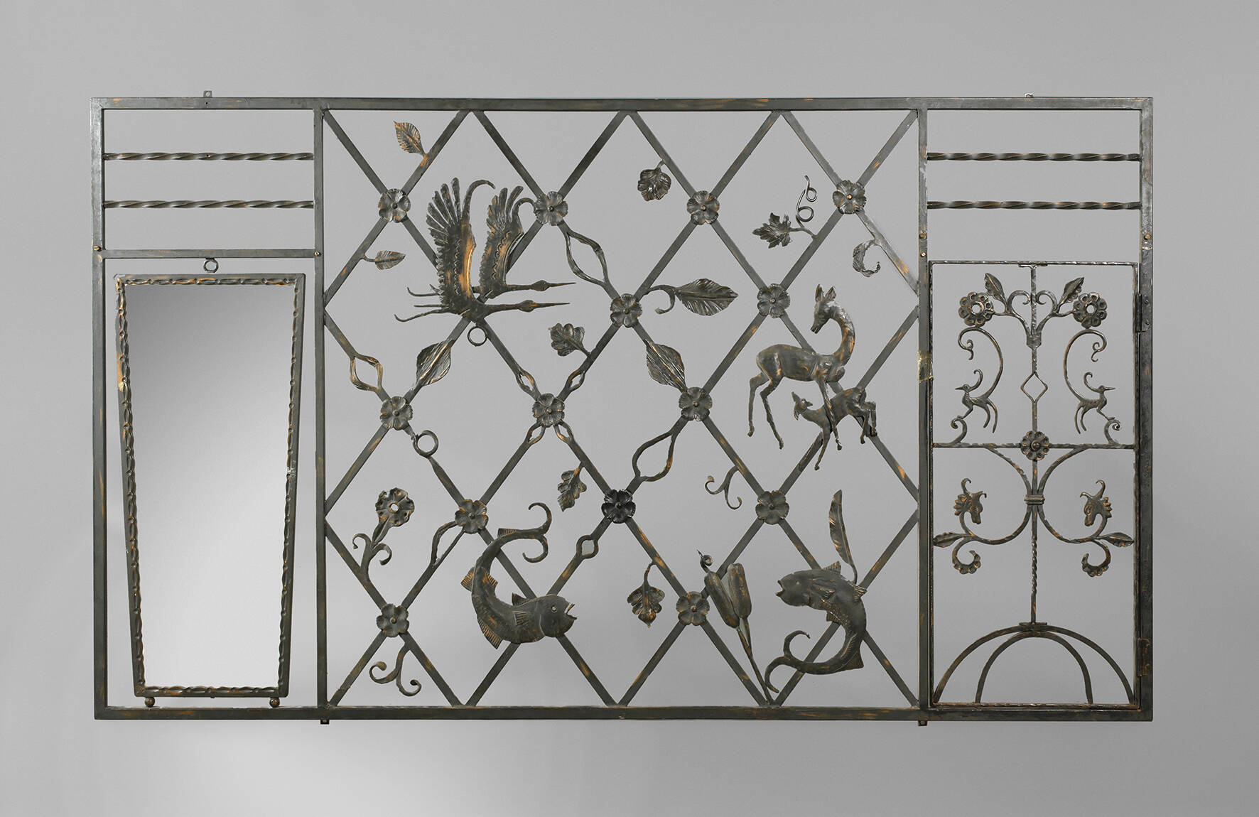 Wandgarderobe Schmiedeeisen