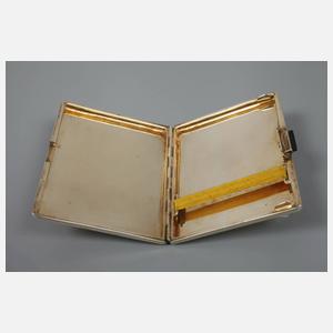 Zigarettenetui Silber vergoldet