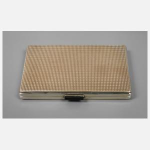 Zigarettenetui Silber vergoldet