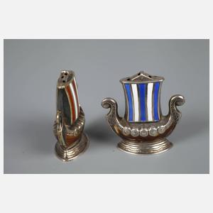 Salz- und Pfefferstreuer Silber