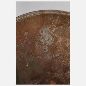 Silber Fußschale Art déco