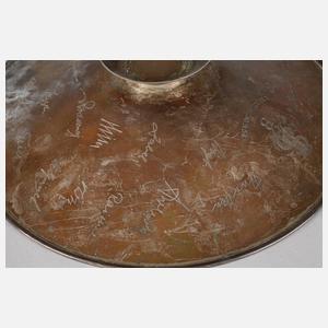 Silber Fußschale Art déco