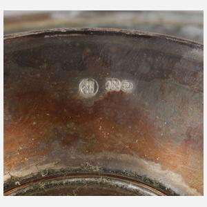 Silber Fußschale Art déco