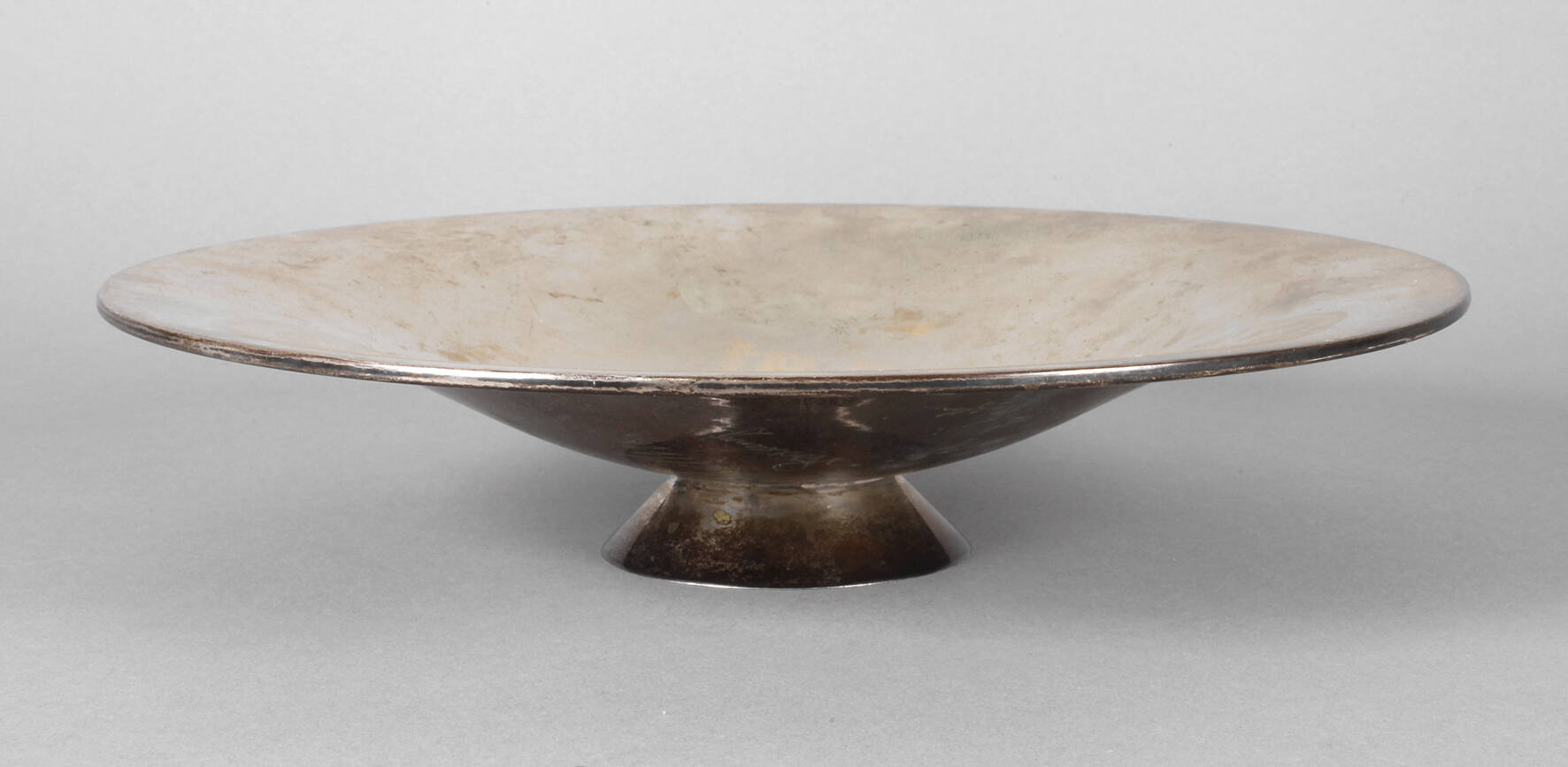 Silber Fußschale Art déco