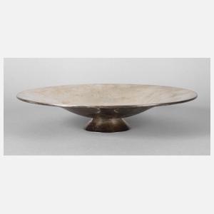 Silber Fußschale Art déco
