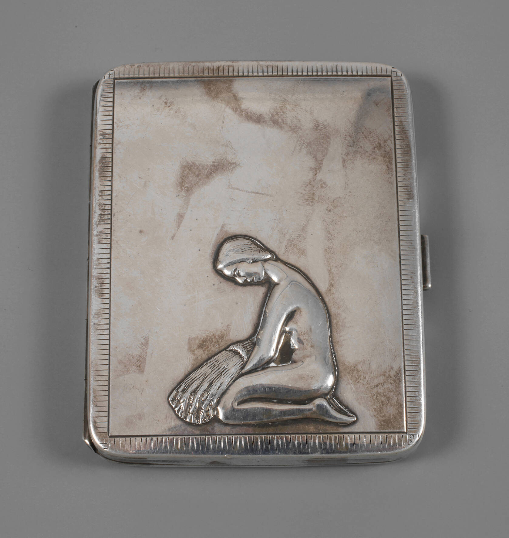 Zigarettenetui Silber