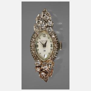 Hamilton, Damenarmbanduhr mit Brillanten