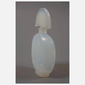 Drei französische Opalglasflakons