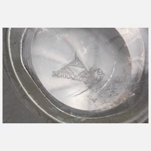 Copier Leerdam große Craqueléglasschale