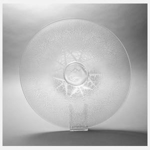 Copier Leerdam große Craqueléglasschale