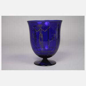 Art déco Vase Bruno Mauder Fachschule Zwiesel