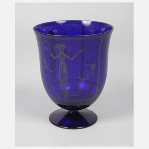 Art déco Vase Bruno Mauder Fachschule Zwiesel