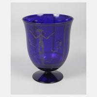 Art déco Vase Bruno Mauder Fachschule Zwiesel111