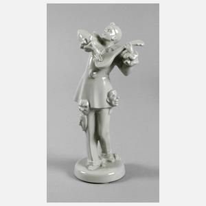 Böhmen Pierrot mit Laute