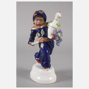 Hutschenreuther "Mohr mit Weinkaraffe"