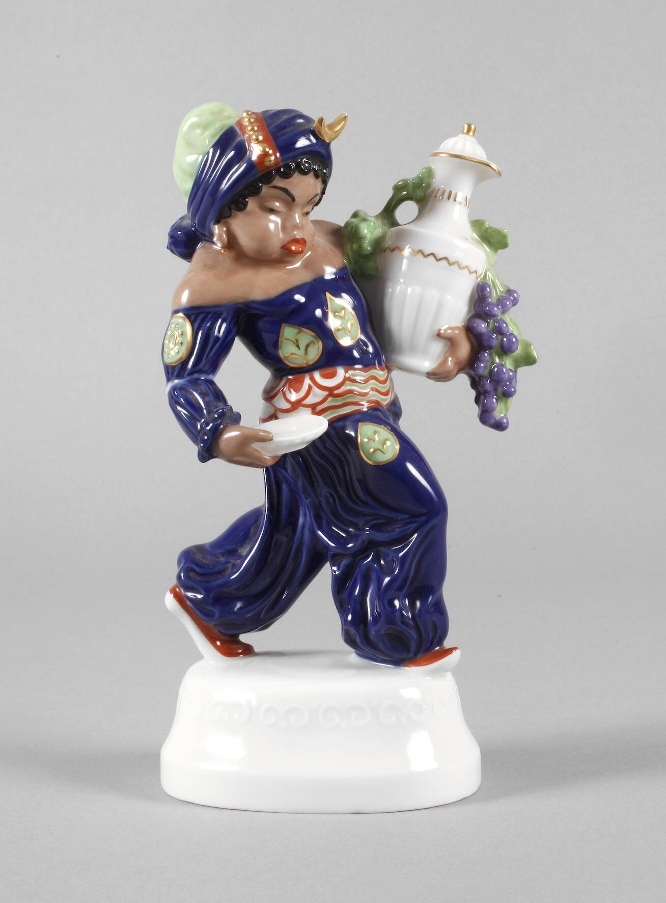 Hutschenreuther "Mohr mit Weinkaraffe"