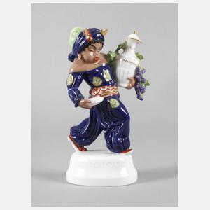 Hutschenreuther "Mohr mit Weinkaraffe"