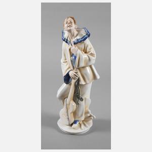 Volkstedt Harlekin mit Gitarre