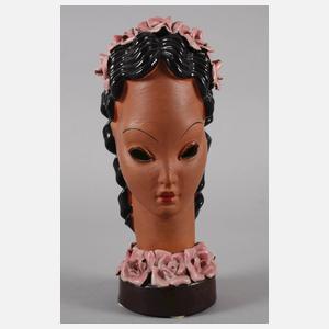 Mädchenbüste Art déco