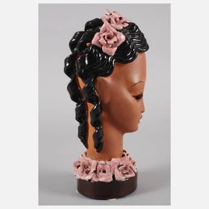 Mädchenbüste Art déco