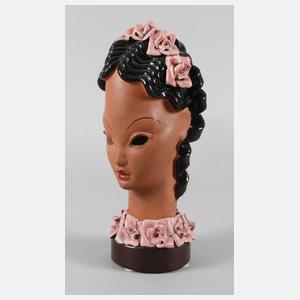 Mädchenbüste Art déco