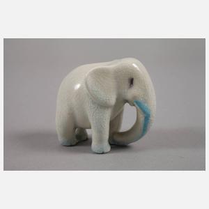 Karlsruher Majolika kleiner Elefant