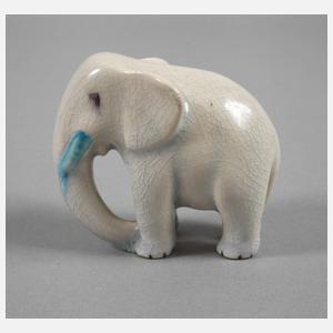 Karlsruher Majolika kleiner Elefant