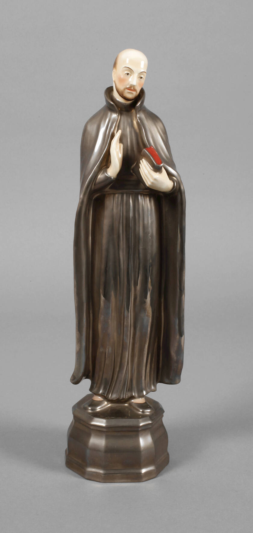 Karlsruhe Heiliger Ignatius mit Silberoverlay