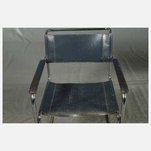 Sechs Freischwinger Thonet