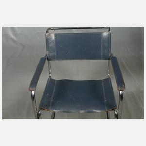 Sechs Freischwinger Thonet