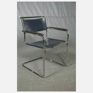 Sechs Freischwinger Thonet