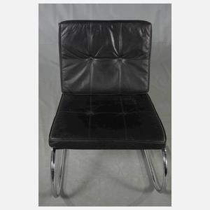 Sessel mit Ottomane Tecta