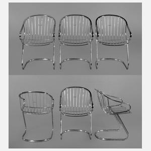 Sechs Cantilever Chairs