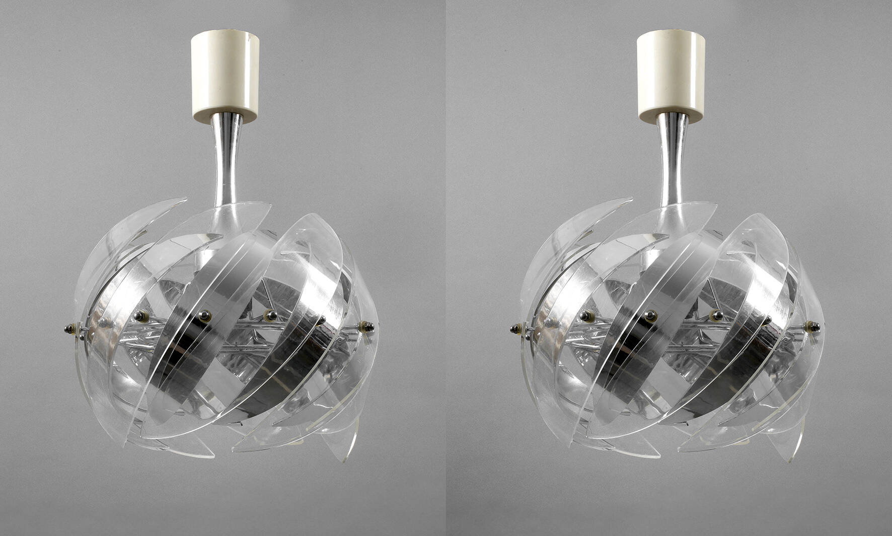 Paar Deckenlampen Design