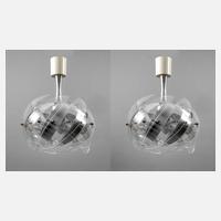 Paar Deckenlampen Design111