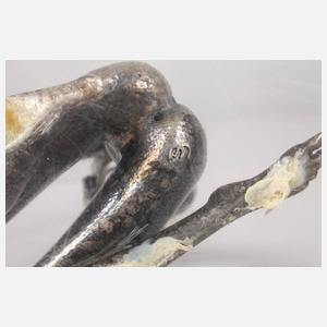 Figürliches Vasenpaar Silber