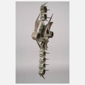 Modernes Bronzerelief