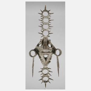 Modernes Bronzerelief