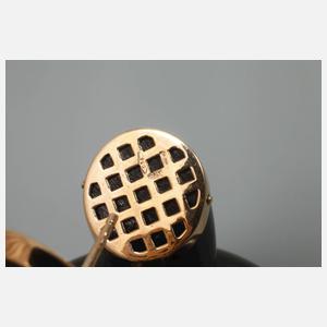 Oromalia, Schmuckset Ebenholz mit Gold