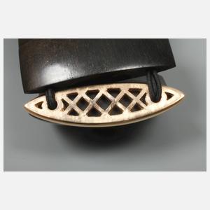 Oromalia, Schmuckset Ebenholz mit Gold