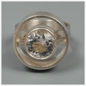 Niels Erik From, Ring Silber mit Bergkristall