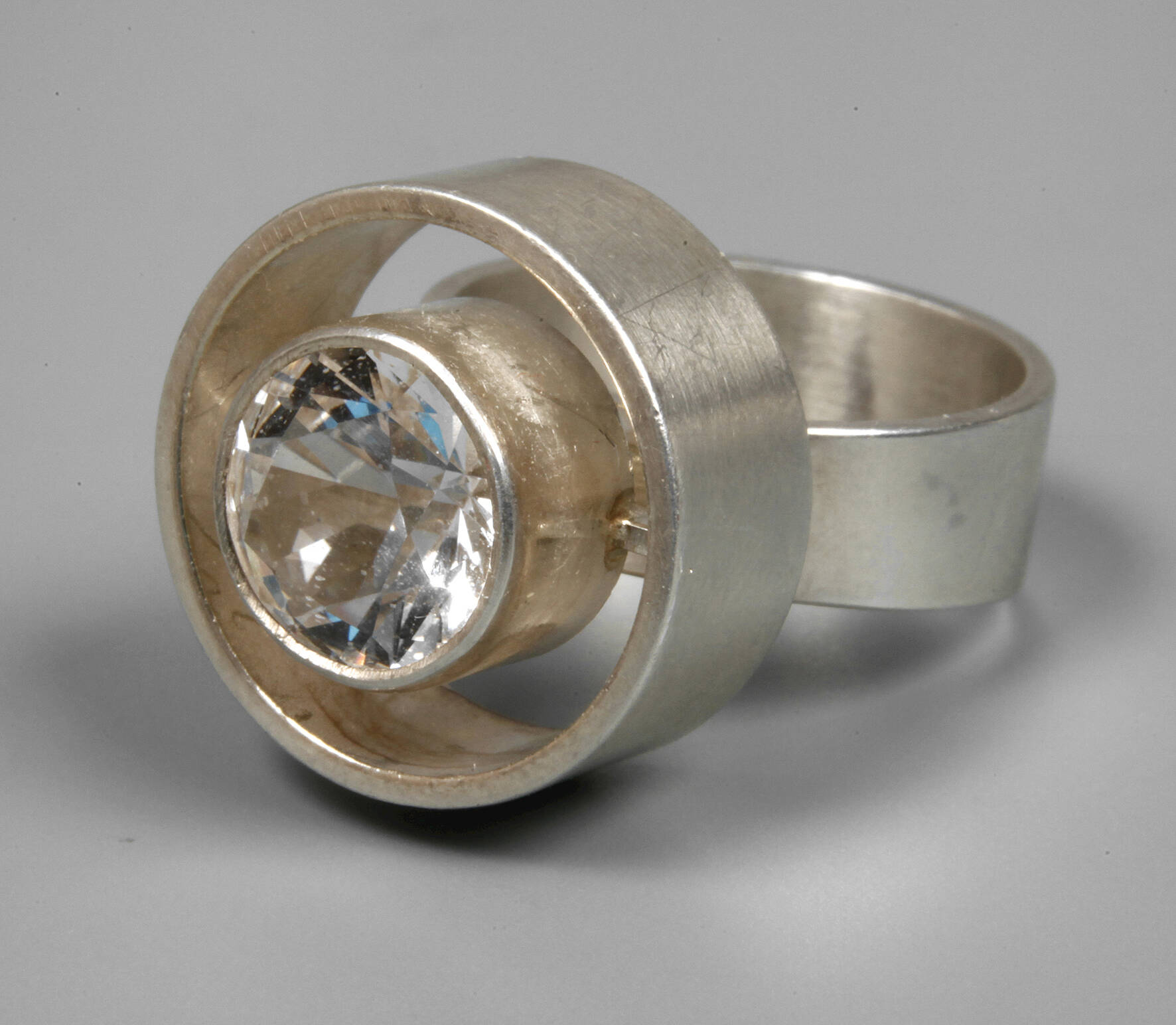 Niels Erik From, Ring Silber mit Bergkristall