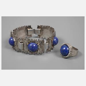 Schmuckset mit Lapislazuli