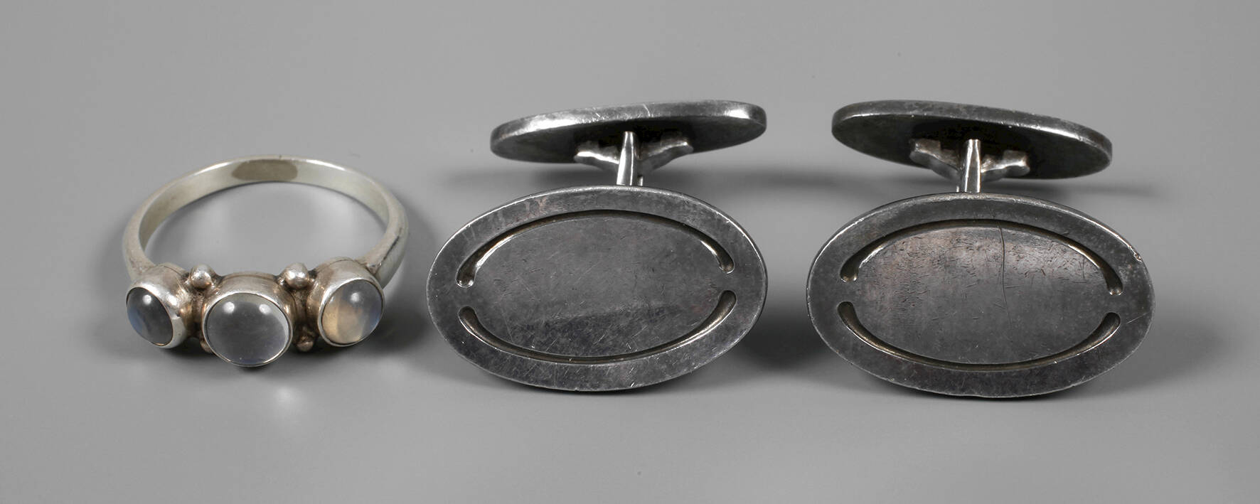 Georg Jensen Manschettenknöpfe und Damenring