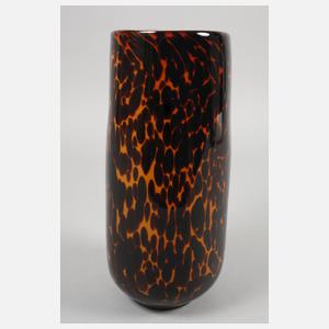 Murano Vase Leopardenmuster