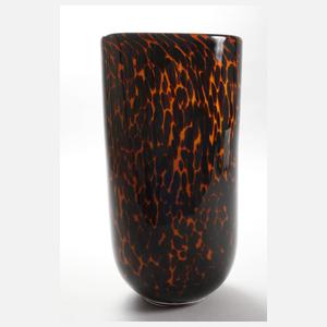 Murano Vase Leopardenmuster