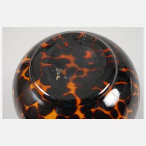 Murano Vase Leopardenmuster