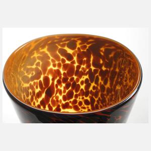 Murano Vase Leopardenmuster